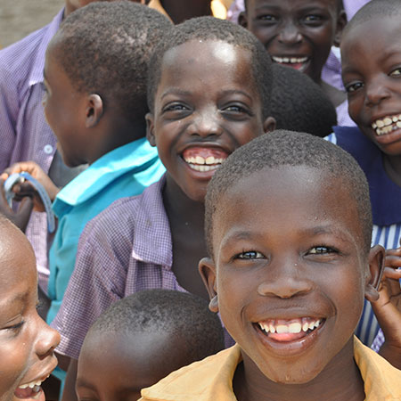 Kindergarten children in Ghana